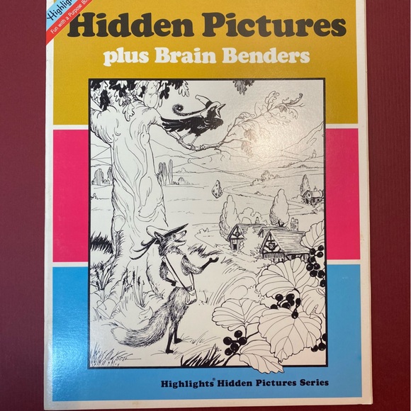 Vintage 1986 Highlights Hidden Pictures Series Lot of 5 Activity Books - Picture 4 of 7